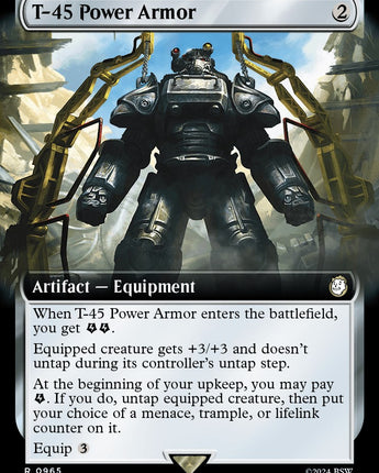 T-45 Power Armor (Extended Art) (Surge Foil)