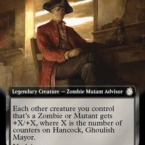 Hancock, Ghoulish Mayor (Extended Art) (Surge Foil)