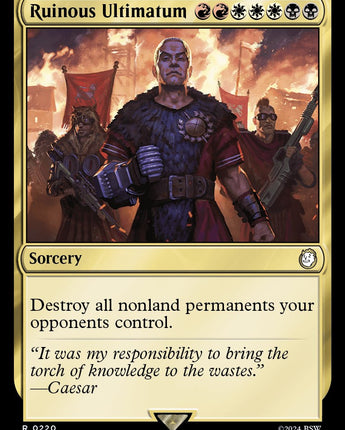Ruinous Ultimatum