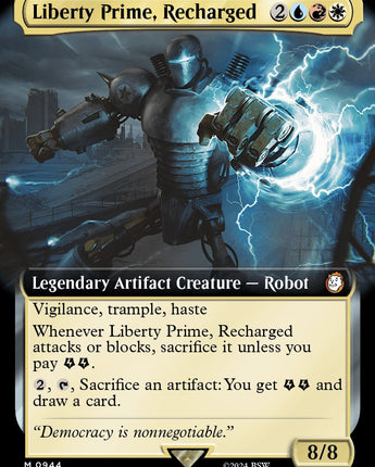 Liberty Prime, Recharged (Extended Art) (Surge Foil)