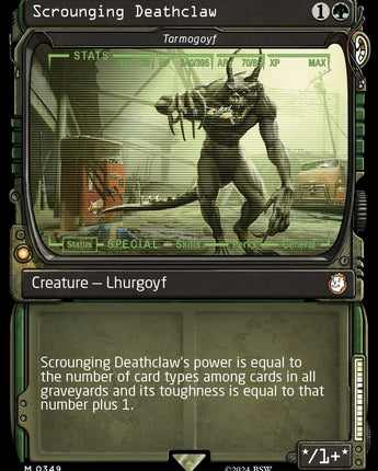 Scrounging Deathclaw - Tarmogoyf (Showcase)