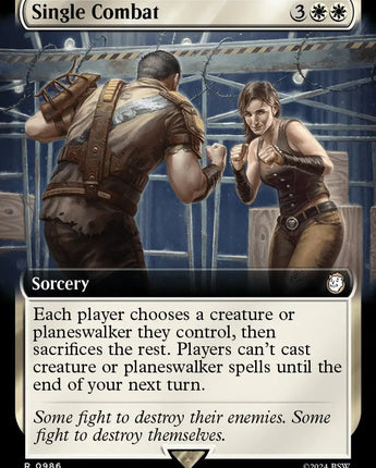 Single Combat (Extended Art) (Surge Foil)