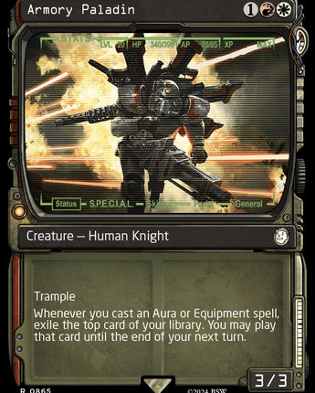 Armory Paladin (Showcase) (Surge Foil)