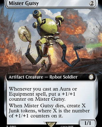 Mister Gutsy (Extended Art) (Surge Foil)