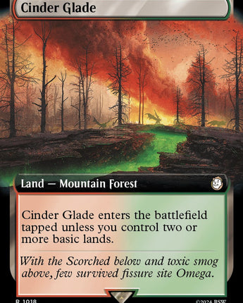 Cinder Glade (Extended Art) (Surge Foil)