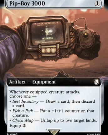 Pip-Boy 3000 (Extended Art) (Surge Foil)
