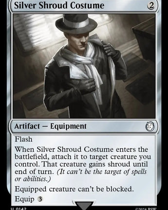 Silver Shroud Costume