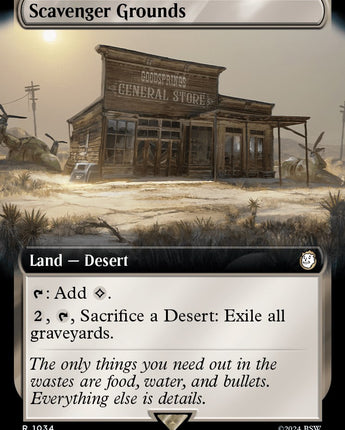 Scavenger Grounds (Extended Art) (Surge Foil)