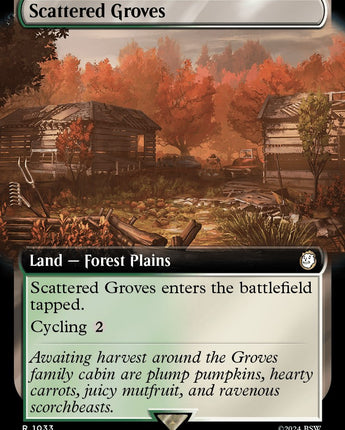 Scattered Groves (Extended Art) (Surge Foil)