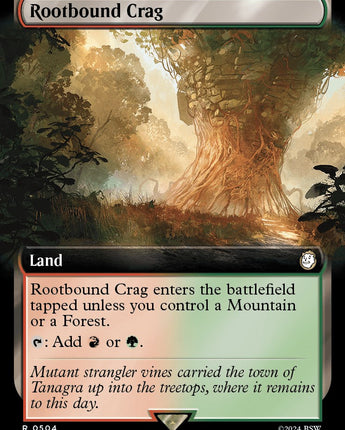 Rootbound Crag (Extended Art)