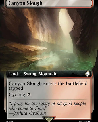 Canyon Slough (Extended Art) (Surge Foil)