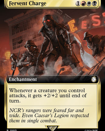 Fervent Charge (Extended Art) (Surge Foil)