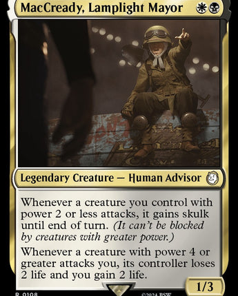 MacCready, Lamplight Mayor