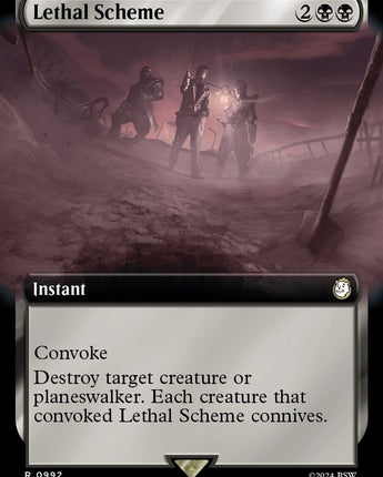 Lethal Scheme (Extended Art) (Surge Foil)