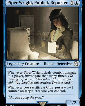 Piper Wright, Publick Reporter (Surge Foil)