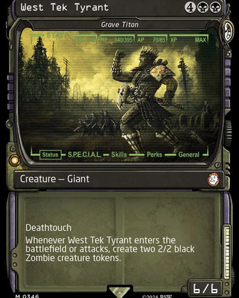 West Tek Tyrant - Grave Titan (Showcase)