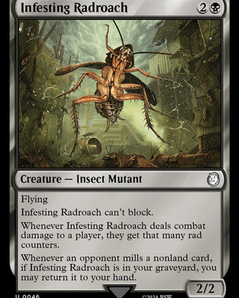 Infesting Radroach