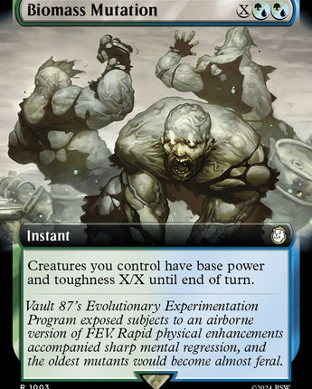 Biomass Mutation (Extended Art) (Surge Foil)