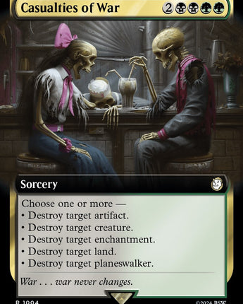 Casualties of War (Extended Art) (Surge Foil)