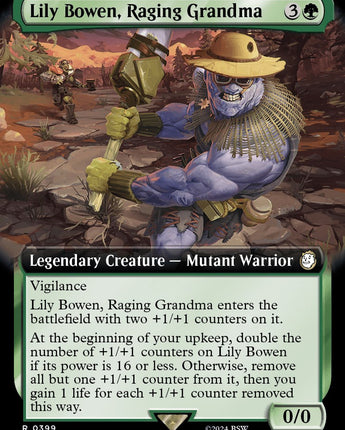 Lily Bowen, Raging Grandma (Extended Art)
