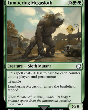 Lumbering Megasloth (Surge Foil)