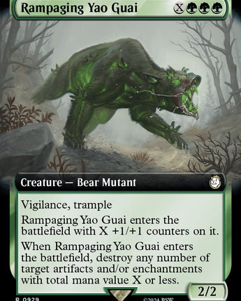 Rampaging Yao Guai (Extended Art) (Surge Foil)