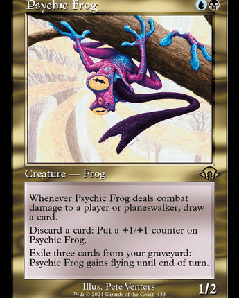 Psychic Frog (Retro Frame)