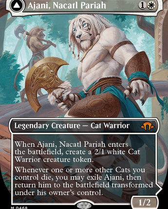 Ajani, Nacatl Pariah (Borderless) (Textured Foil)