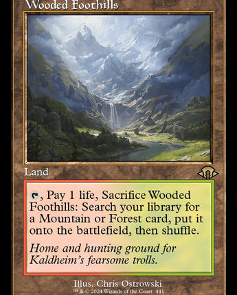 Wooded Foothills (Retro Frame)