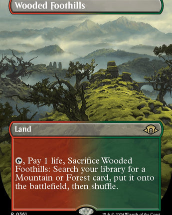 Wooded Foothills (Borderless)