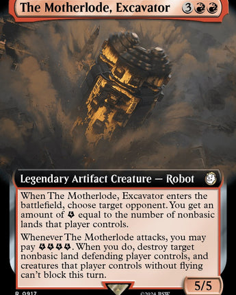 The Motherlode, Excavator (Extended Art) (Surge Foil)