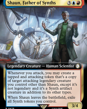 Shaun, Father of Synths (Extended Art)