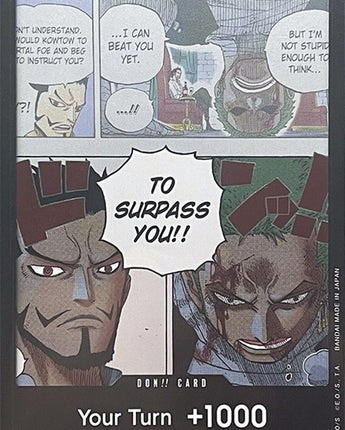 DON!! Card (Mihawk & Zoro) (Double Pack Set Vol. 3)