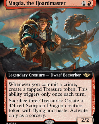 Magda, the Hoardmaster (Extended Art)