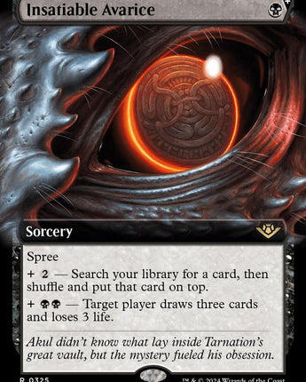 Insatiable Avarice (Extended Art)