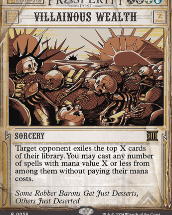 Villainous Wealth