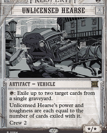 Unlicensed Hearse