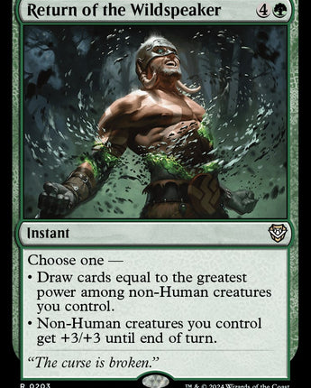 Return of the Wildspeaker