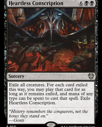 Heartless Conscription