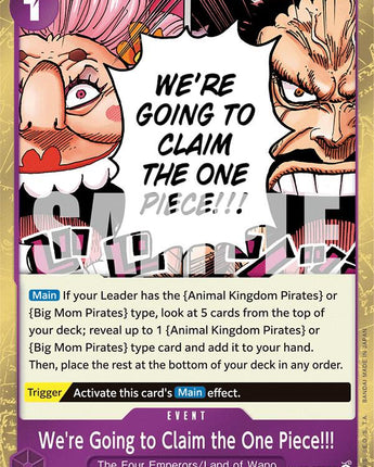 We're Going to Claim the One Piece!!!