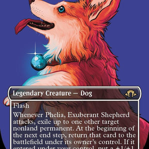 Phelia, Exuberant Shepherd (Borderless)