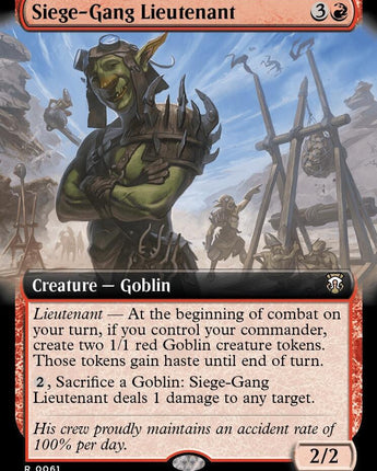 Siege-Gang Lieutenant (Extended Art)