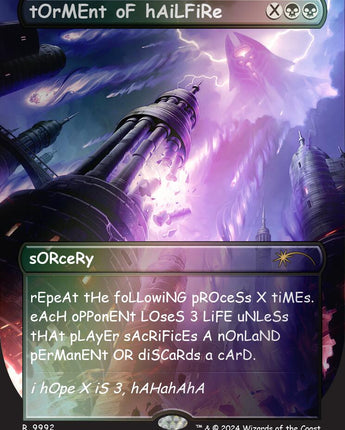 tOrMEnt oF hAiLFiRe (Rainbow Foil)