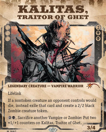 Kalitas, Traitor of Ghet