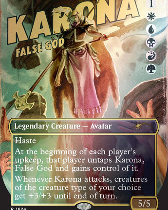 Karona, False God (Rainbow Foil)