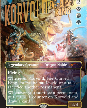 Korvold, Fae-Cursed King (Rainbow Foil)