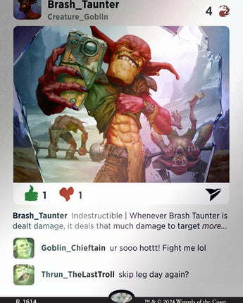Brash Taunter (Rainbow Foil)