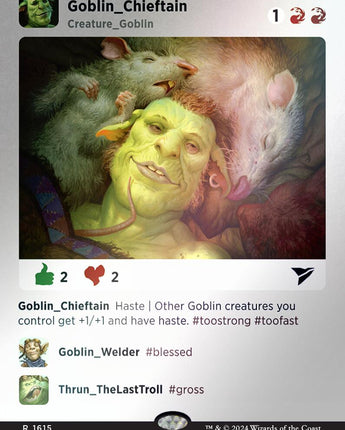 Goblin Chieftain (1615) (Rainbow Foil)