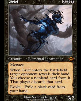 Grief (Retro Frame)