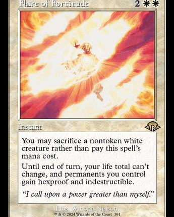 Flare of Fortitude (Retro Frame)